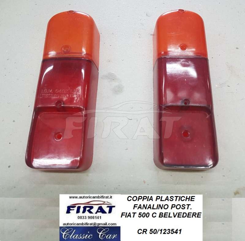 PLASTICHE FANALINO FIAT 500 C BELVEDERE POST.